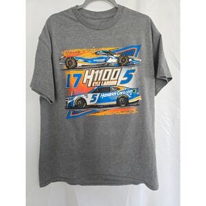 Kyle Larson Hendrick Motorsports 17 5 Race Car Graphic T Shirt‎ Mens XL Gray